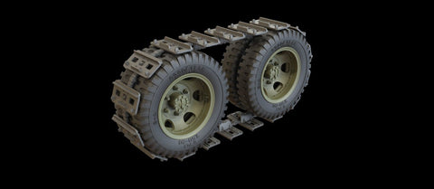 パンツァーアート RE35-447 1/35 WWIIアメリカ GMC 2.5トン トラック ホイールセット 簡易履帯