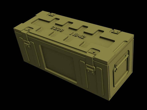 パンツァーアート RE35-598 1/35 WWIIイギリス WWII C238 75mm&6ポンド砲 弾薬箱 (6個入)