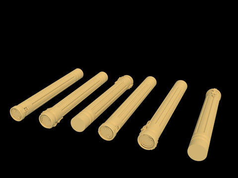 パンツァーアート RE35-622 1/35 WWIIドイツ 金属製弾薬コンテナ 88mm KwK43用 金属製弾薬コンテナ(12個入)