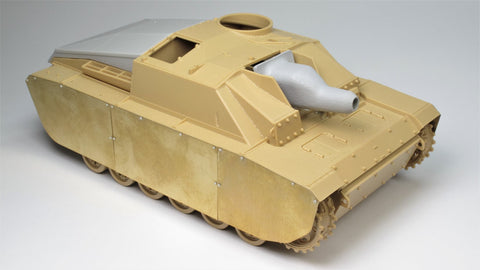 パンツァーアート RE35-654 1/35 WWIIドイツ 第150装甲旅団 III号突撃砲G型 “偽装型”(防盾別売)