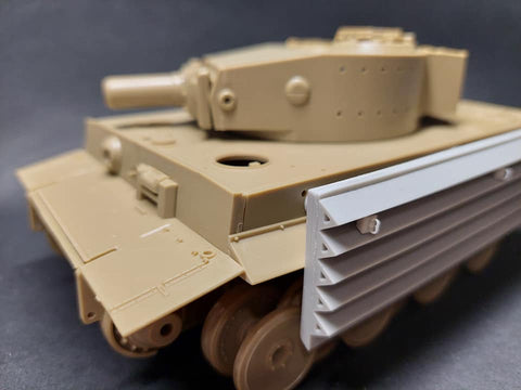 パンツァーアート RE35-685 1/35 WWIIドイツ タイガー I 戦車 木製工兵橋台