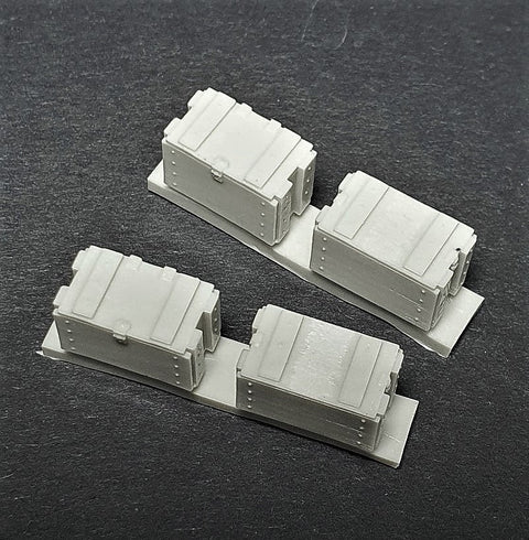 パンツァーアート RE35-689 1/35 WWIIアメリカ US 81mm 迫撃砲用 木製 弾薬箱