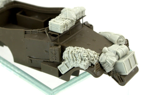 パンツァーアート RE35-708 1/35 WWIIアメリカ M3A1 “スカウトカー” 積荷セット (陸軍)