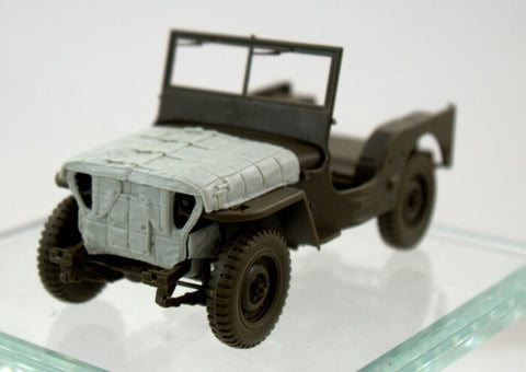 パンツァーアート RE35-713 1/35 WWIIアメリカ ウィリスジープ 冬季 キャンバス カバー