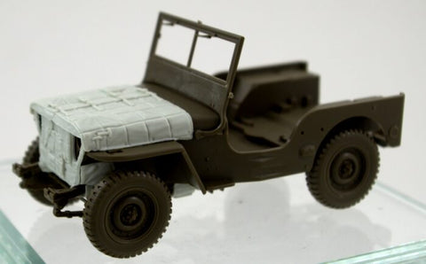 パンツァーアート RE35-713 1/35 WWIIアメリカ ウィリスジープ 冬季 キャンバス カバー