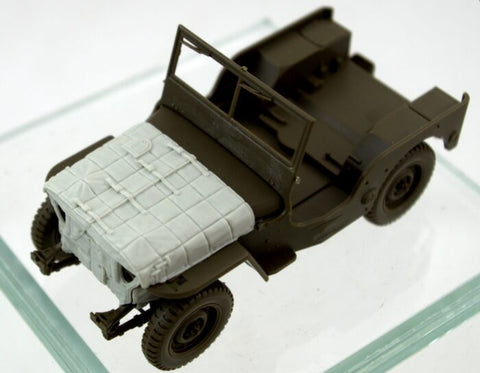 パンツァーアート RE35-713 1/35 WWIIアメリカ ウィリスジープ 冬季 キャンバス カバー