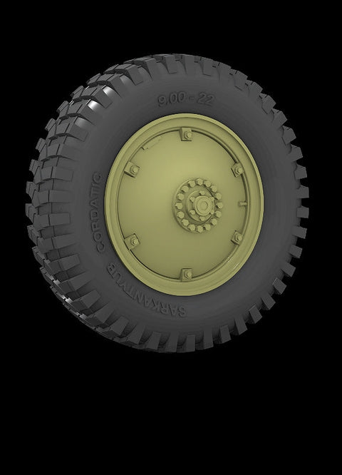 パンツァーアート RE35-733 1/35 WWII ハンガリー M39チャバ ロード ホイール (Cordatic)