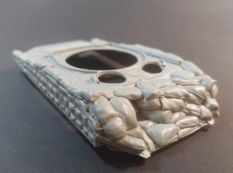 パンツァーアート RE35-768 1/35 WWIIアメリカ シャーマン M4A3 VVSS車体 フレーム・サンドバッグアーマー付
