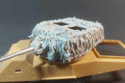パンツァーアート RE35-800 1/35 WWIIイギリス ハンバー Mk IV 装甲車 砲塔 ヘシアンネット付