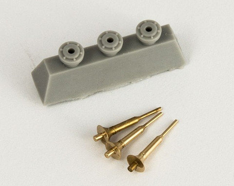 (生産休止)パンツァーアート SU35-002 1/35 現用ロシア 現用ロシア AFVアンテナ基部(12個入)
