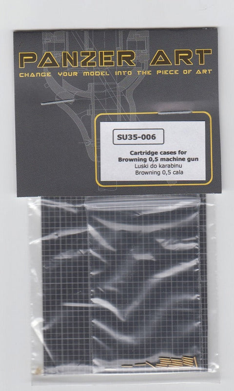 パンツァーアート SU35-006 1/35 WWIIアメリカ ブローニング.50口径薬莢(20個入)