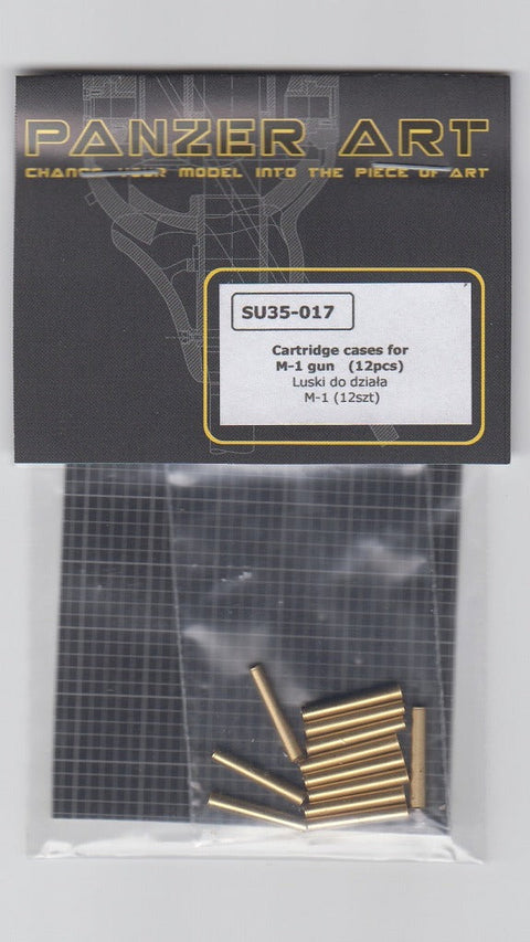 (生産休止)パンツァーアート SU35-017 1/35 WWIIアメリカ M1 76.2mm戦車砲 薬莢(12個入) M4シャーマン 76 and M18ヘルキャット