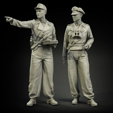 パンツァーアート FI35-021 1/35 WWIIドイツ 戦車兵 近接戦闘(1941-45) 2体セット