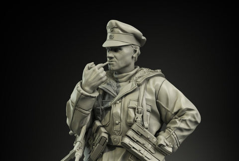 パンツァーアート FI35-060 1/35 WWIIドイツ 武装親衛隊 防寒服 将校 No.1