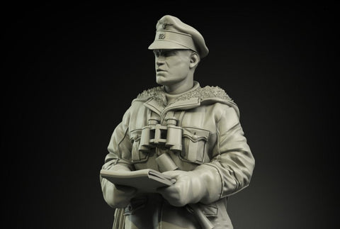 パンツァーアート FI35-061 1/35 WWIIドイツ 武装親衛隊 防寒服 将校 No.2