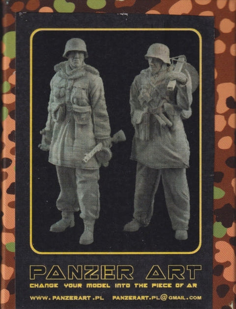 パンツァーアート FI35-080 1/35 WWIIドイツ 白兵戦 パンツァーナッカー 2体セット