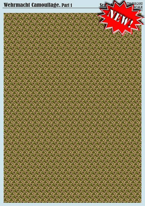 プリントスケール 018-camo 1/35 ドイツ国防軍のカモフラージュ パート1