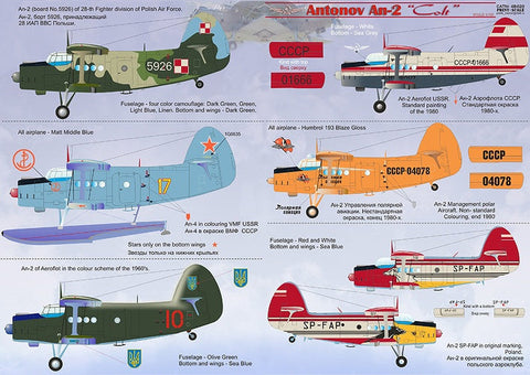 プリントスケール 48-020 1/48 アントノフ An-2