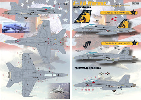 プリントスケール 72-045 1/72 F-18 ホーネット Part 2