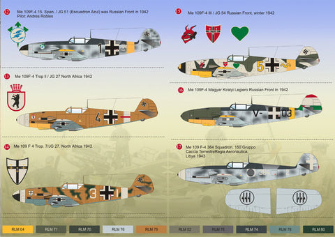 プリントスケール 72-049 1/72 メッサーシュミット Me 109 F4