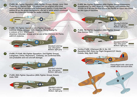プリントスケール 72-175 1/72 カーチス P-40N