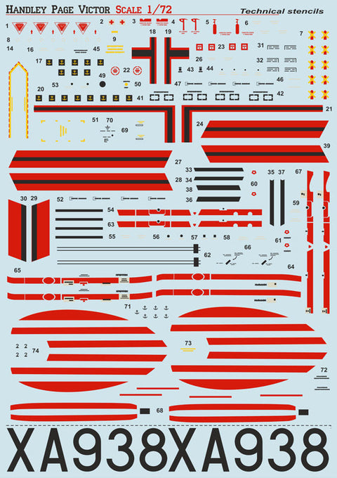 プリントスケール 72-187 1/72 ハンドレページ HP.80 ヴィクター