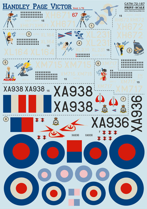 プリントスケール 72-187 1/72 ハンドレページ HP.80 ヴィクター