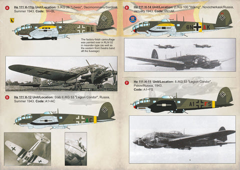 プリントスケール 72-196 1/72 ハインケル He-111 Part 4