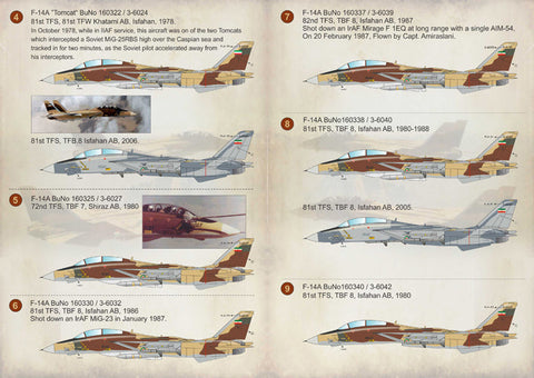 プリントスケール 72-211 1/72 F-14 トムキャット イラン空軍