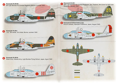 プリントスケール 72-473 1/72 川崎 キ48