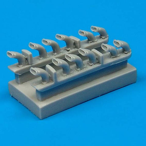 クイックブースト 48027 1/48 フォッケウルフ Fw190D-9 排気管(タミヤ用)