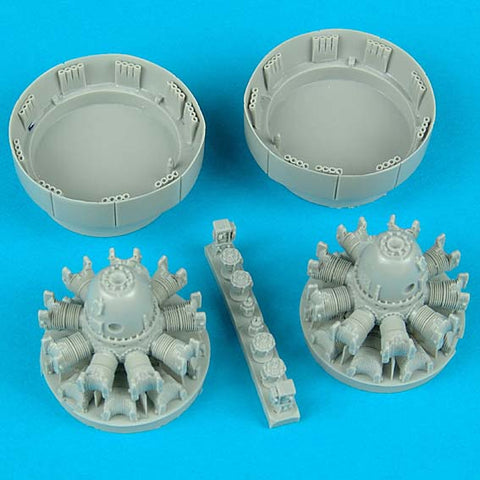 クイックブースト 48062 1/48 A-26B/C インベーダーエンジン P&W R-2800-71(レベル / MONOGRAM用)