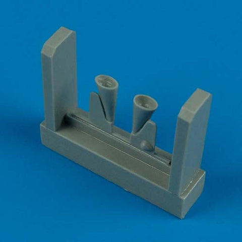 クイックブースト 48350 1/48 マッキ MC.200 サエッタ 排気管(イタレリ用)