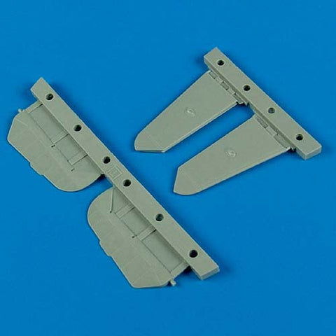 クイックブースト 48480 1/48 メッサーシュミット Bf109E 水平尾翼と昇降舵(エデュアルド用)