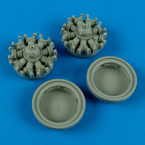 クイックブースト 48512 1/48 S-2F トラッカー エンジン(KINETIC用)