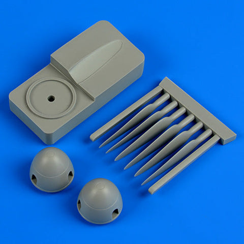 クイックブースト 48594 1/48 メッサーシュミット Me410 プロペラ&スピナー(レベル/PROMODELER用)