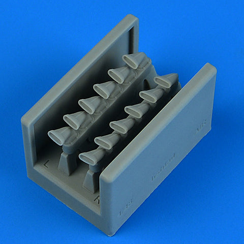クイックブースト 49-248 1/48 スピットファイア Mk.IXe/TR.9 フィッシュテール エキゾースト (エアフィックス用)