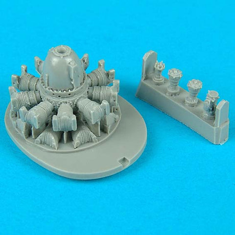 クイックブースト 72040 1/72 F6F ヘルキャット エンジン アカデミー用(アカデミー用)