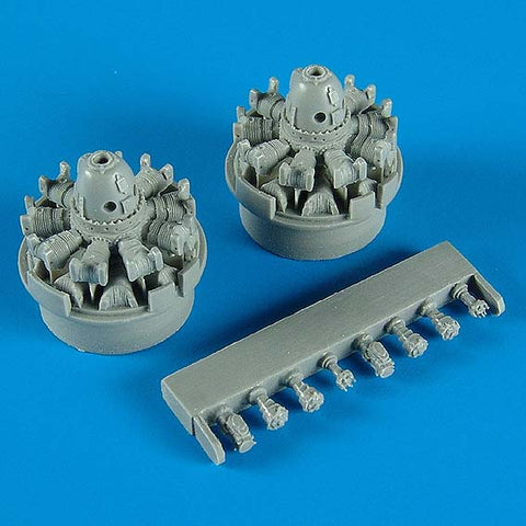 クイックブースト 72081 1/72 P-61A ブラックウィドゥ エンジン(P&W R-2800-73)(ドラゴン用)