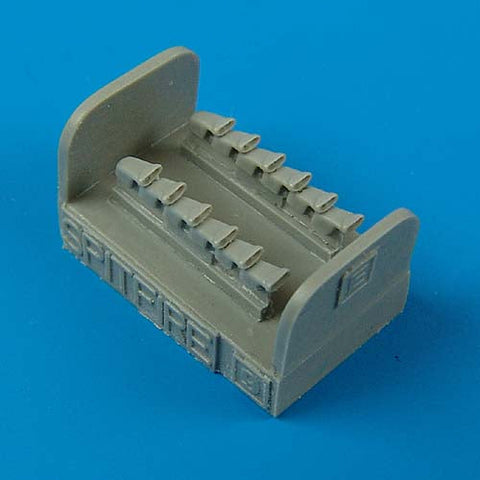 クイックブースト 72184 1/72 スピットファイア Mk.IX フィッシュテイル型排気管(ハセガワ用)