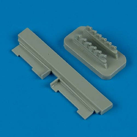クイックブースト 72280 1/72 P-51B/C ムスタング 排気管(ハセガワ用)