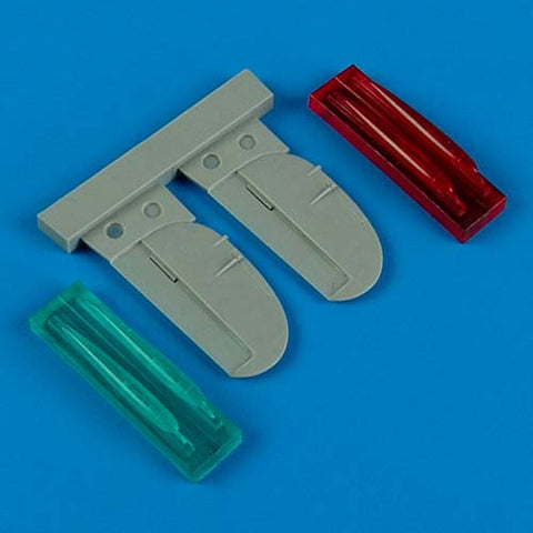 クイックブースト 72413 1/72 スーパーマリン スピットファイア Mk.IX 航空灯と昇降舵(ハセガワ用)