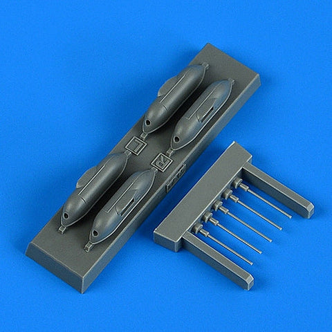 クイックブースト 72659 1/72 Bf109G-6/R6 カノンポッド (タミヤ用)