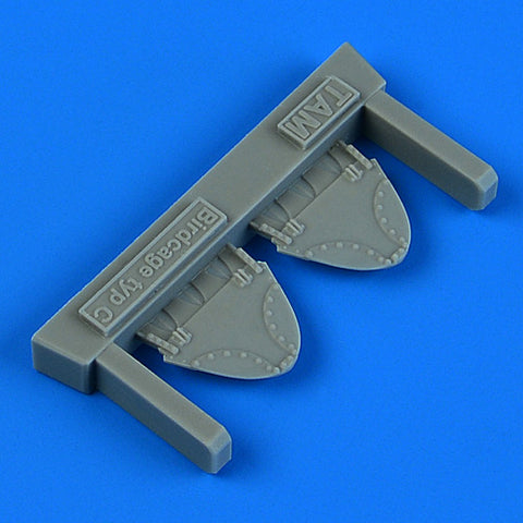 クイックブースト 72742 1/72 F4U-1 バードケージ コルセア C型ヘッドレスト (タミヤ用)