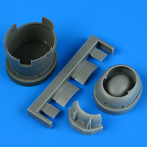 クイックブースト 72-749 1/72 F6F-3 ヘルキャット 初期型カウリング&冷却フラップ(クローズ)(エデュアルド用)