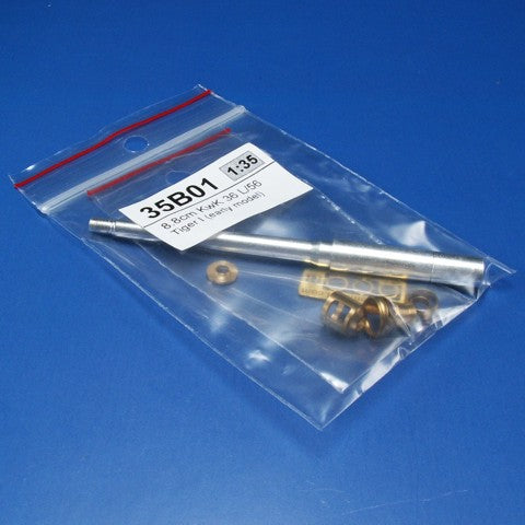 RBモデル 35B01 1/35 ドイツ・88ミリKwK36L56タイガーI 極初期、初期、中期、後期型砲身