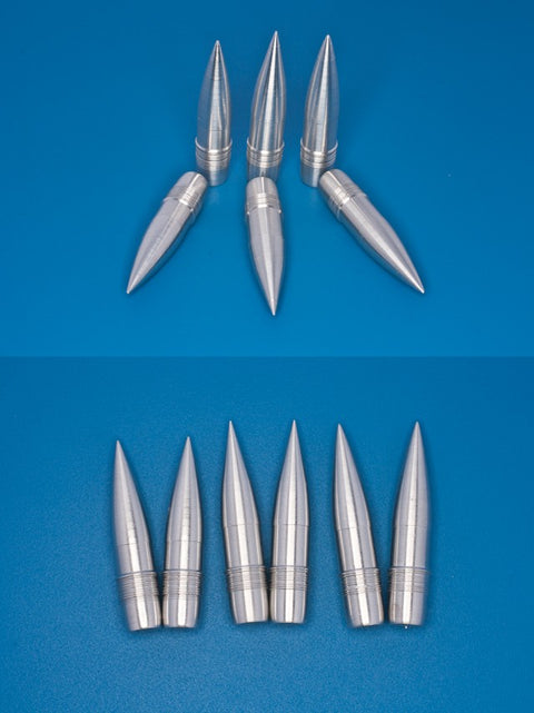 RBモデル 35P33 1/35 、18型臼砲、39型徹甲弾、衝撃起爆弾 等 21cm砲弾各2個、40型硬芯徹甲弾
