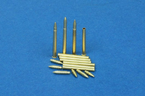 RBモデル 48P09 1/48 7.5cm Pak 40 マーダー I & II & II, SdKfz 234/4, SdKfz 251/22 砲弾(3 x armour-piercing projectile 3 x armour-piercing sabot 3 x high-explosive projectile 12 x shels 7,5 cm PaK. 40 L/46 & L/48)