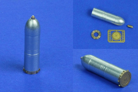 RBモデル 48P32 1/48 38cm ロケット砲弾 ストームタイガー用 3本入り