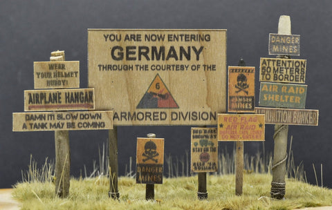 リアリティインスケール 35253 1/35 道路標識 WWII アメリカ軍